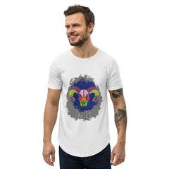 Aries Men's Curved Hem T-Shirt | Zodiac Series 11 - Beyond T-shirts