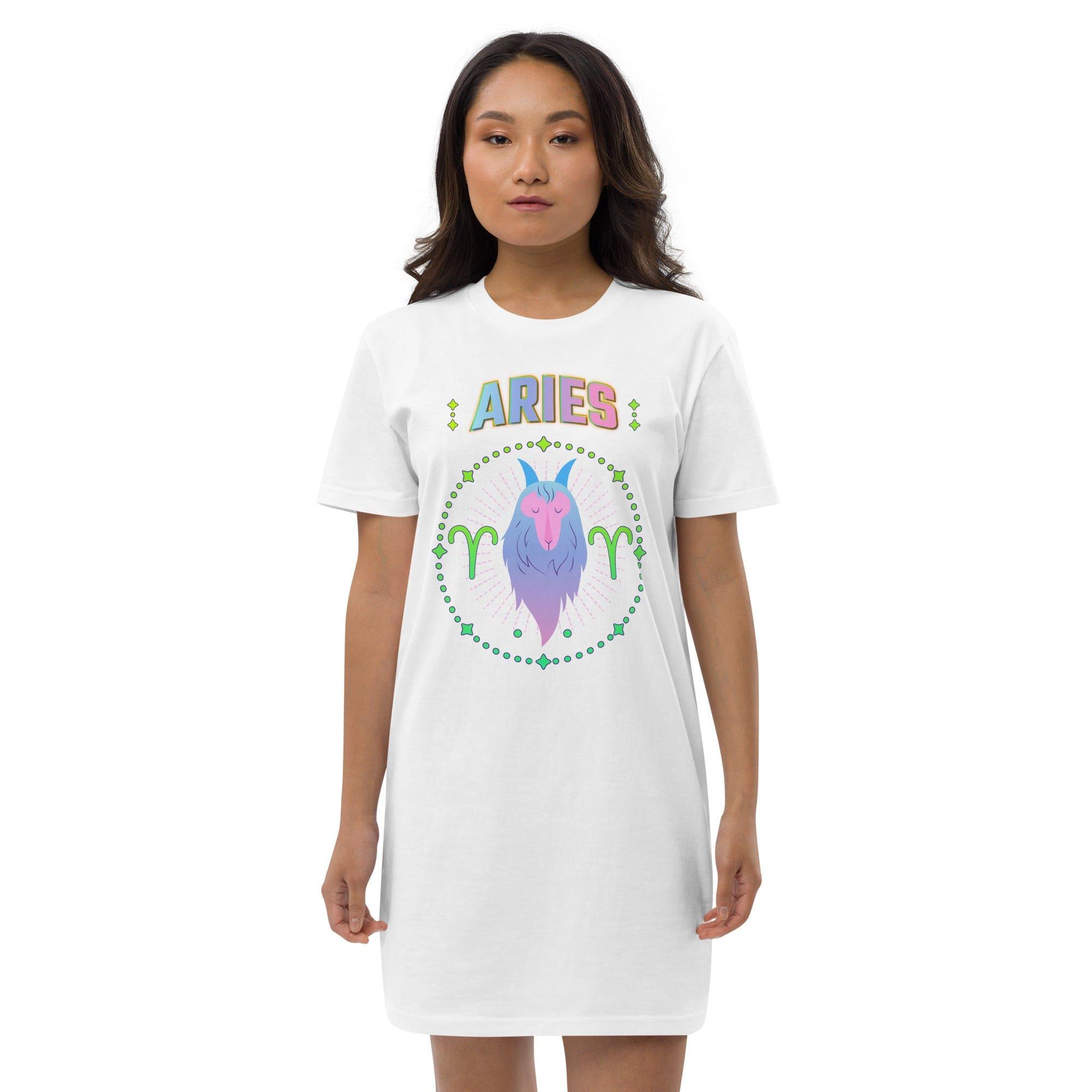 Aries Organic Cotton T-Shirt Dress | Zodiac Series 1 - Beyond T-shirts