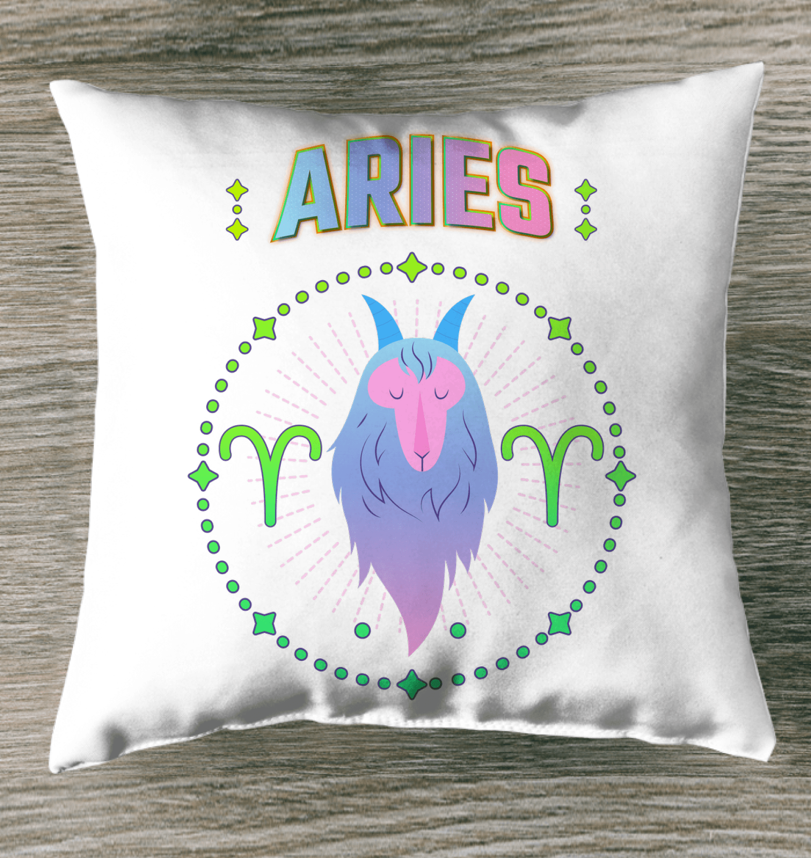 Aries Outdoor Pillow | Zodiac Series 1 - Beyond T-shirts