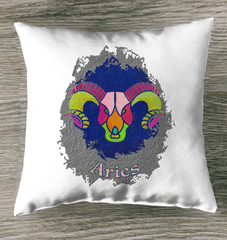 Aries Outdoor Pillow | Zodiac Series 11 - Beyond T-shirts