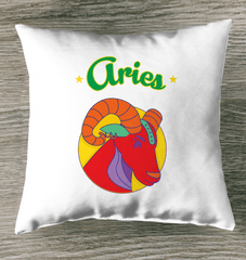 Aries Outdoor Pillow | Zodiac Series 5 - Beyond T-shirts