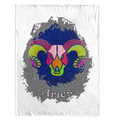 Aries Sherpa Blanket | Zodiac Series 11 - Beyond T-shirts