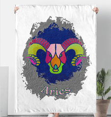 Aries Sherpa Blanket | Zodiac Series 11 - Beyond T-shirts