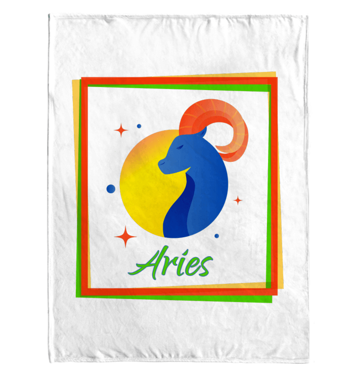 Aries Sherpa Blanket | Zodiac Series 3 - Beyond T-shirts