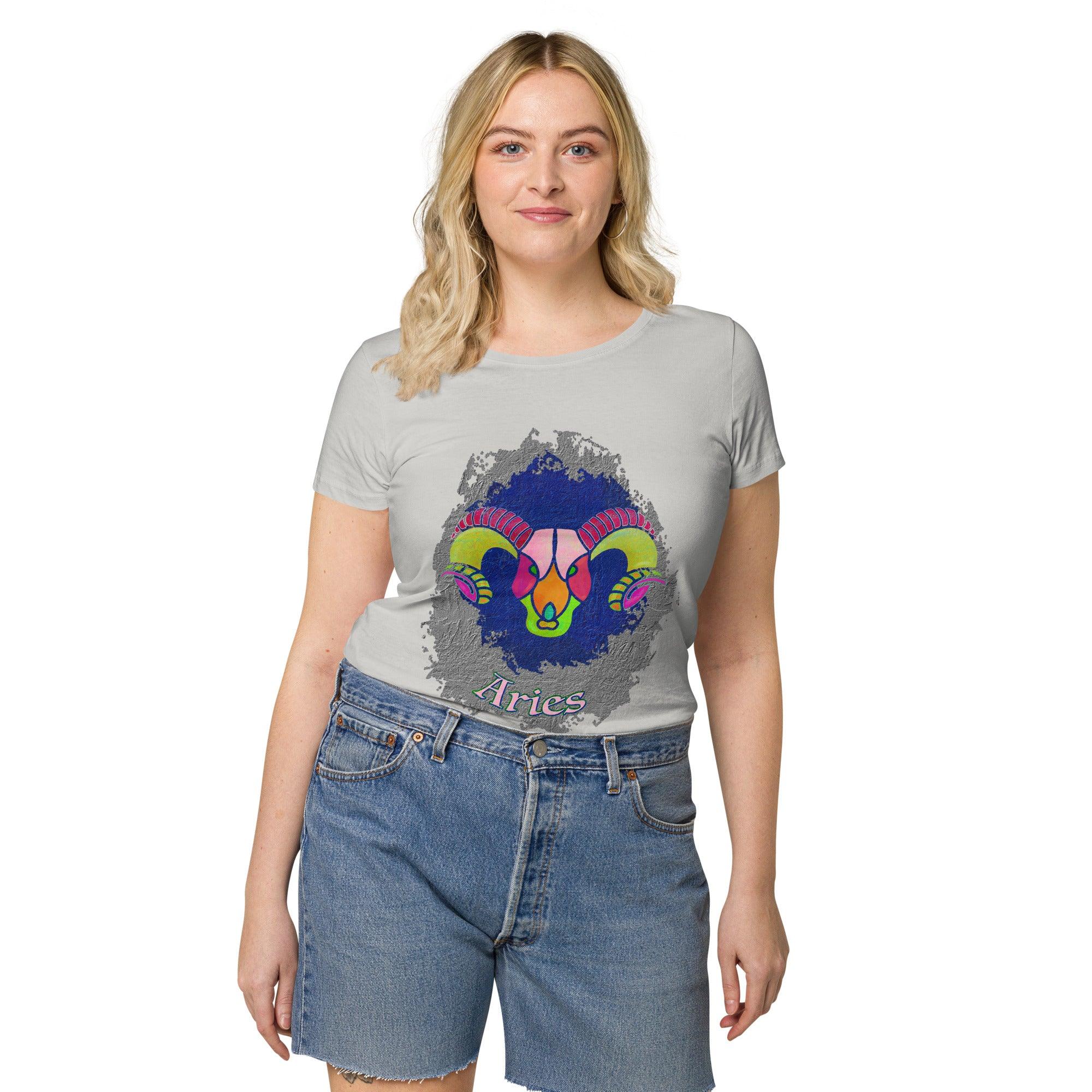 Aries Women’s Basic Organic T-shirt | Zodiac Series 11 - Beyond T-shirts