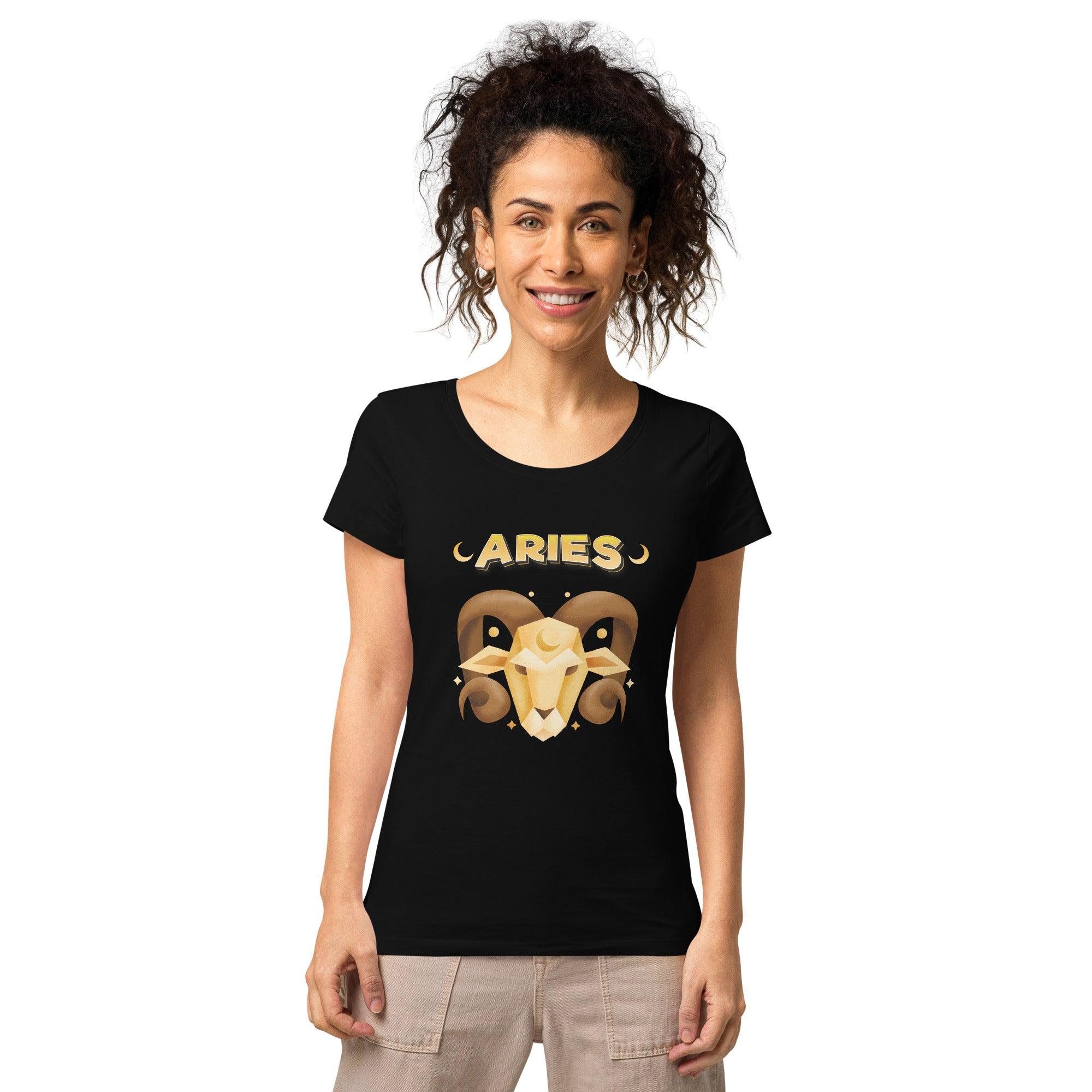 Aries Women’s Basic Organic T-shirt | Zodiac Series 2 - Beyond T-shirts