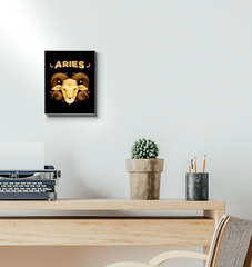 Aries Wrapped Canvas 8x10 | Zodiac Series 2 - Beyond T-shirts