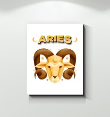Aries Wrapped Canvas 8x10 | Zodiac Series 2 - Beyond T-shirts