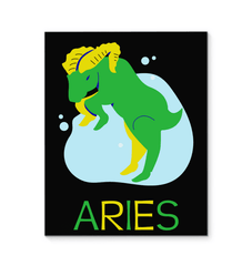 Aries Wrapped Canvas 8x10 | Zodiac Series 4 - Beyond T-shirts