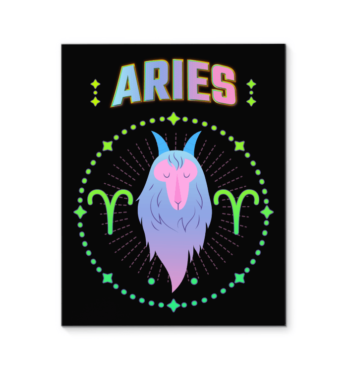 Aries Wrapped Canvas | Zodiac series 1 - Beyond T-shirts