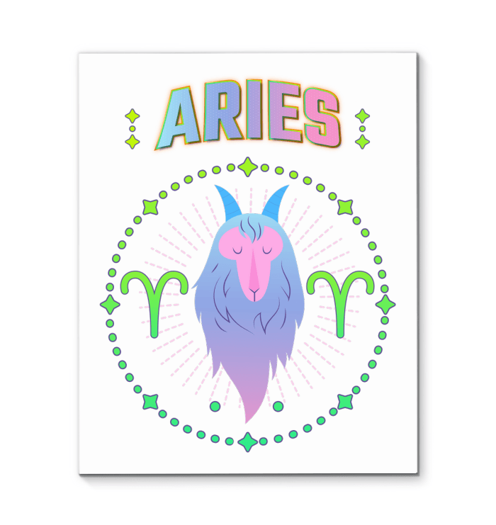 Aries Wrapped Canvas | Zodiac series 1 - Beyond T-shirts