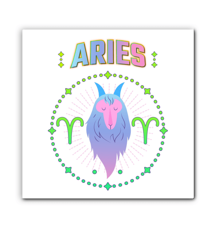 Aries Wrapped Canvas | Zodiac series 1 - Beyond T-shirts