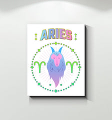 Aries Wrapped Canvas | Zodiac series 1 - Beyond T-shirts