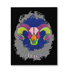 Aries Wrapped Canvas | Zodiac series 11 - Beyond T-shirts