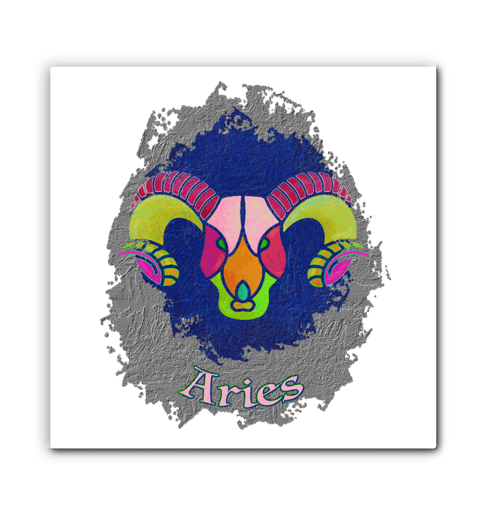 Aries Wrapped Canvas | Zodiac series 11 - Beyond T-shirts