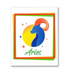 Aries Wrapped Canvas | Zodiac series 3 - Beyond T-shirts