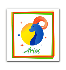 Aries Wrapped Canvas | Zodiac series 3 - Beyond T-shirts