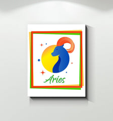 Aries Wrapped Canvas | Zodiac series 3 - Beyond T-shirts