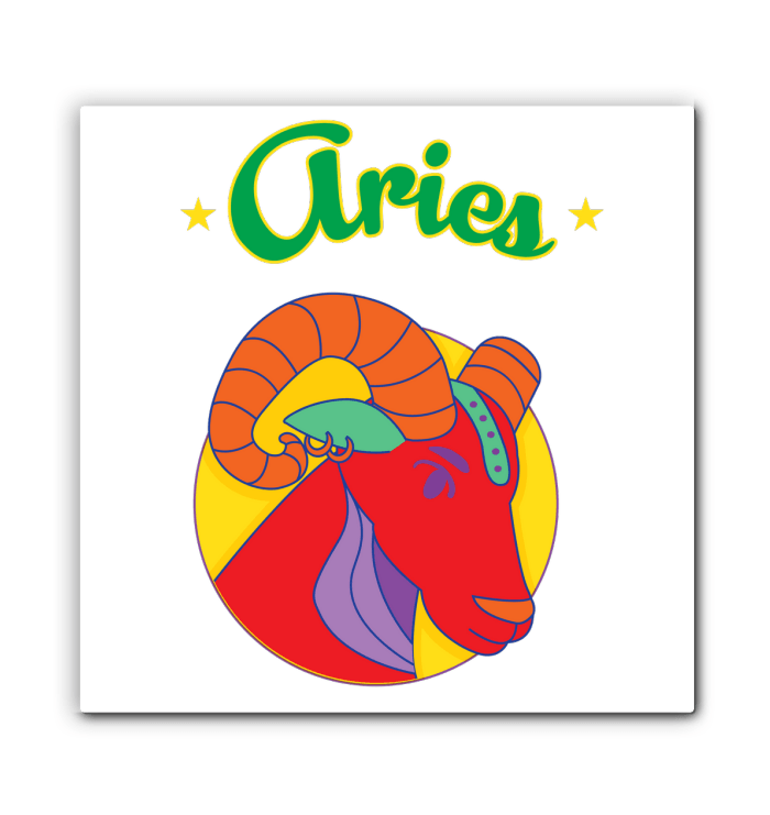 Aries Wrapped Canvas | Zodiac series 5 - Beyond T-shirts