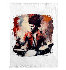 Bashing The Cymbals Fiercely Sherpa Blanket - Beyond T-shirts