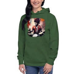 Bashing The Cymbals Fiercely Unisex Hoodie - Beyond T-shirts