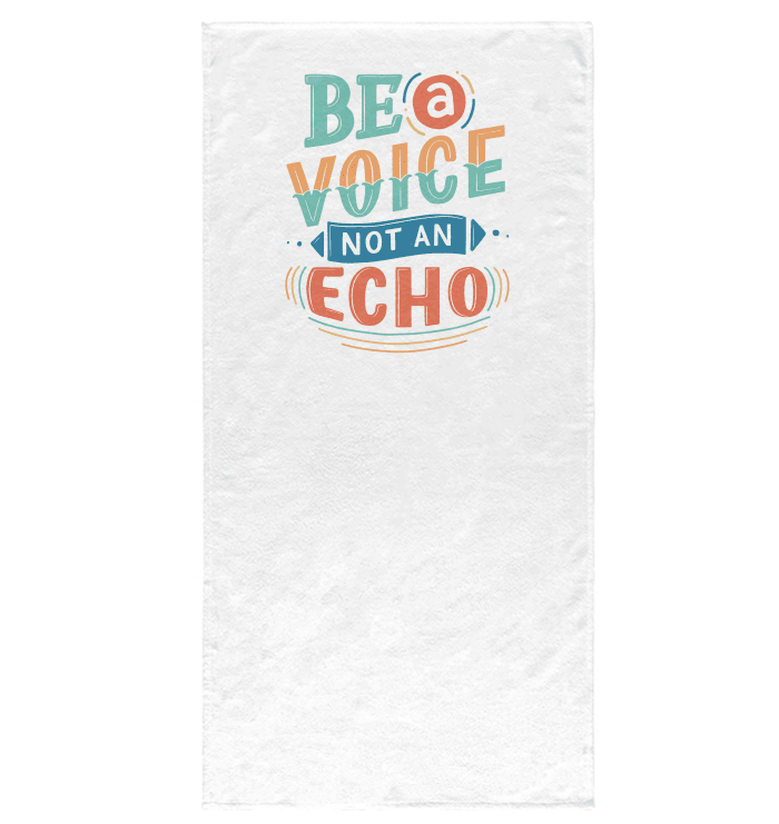 Be A Voice Bath Towel - Beyond T-shirts