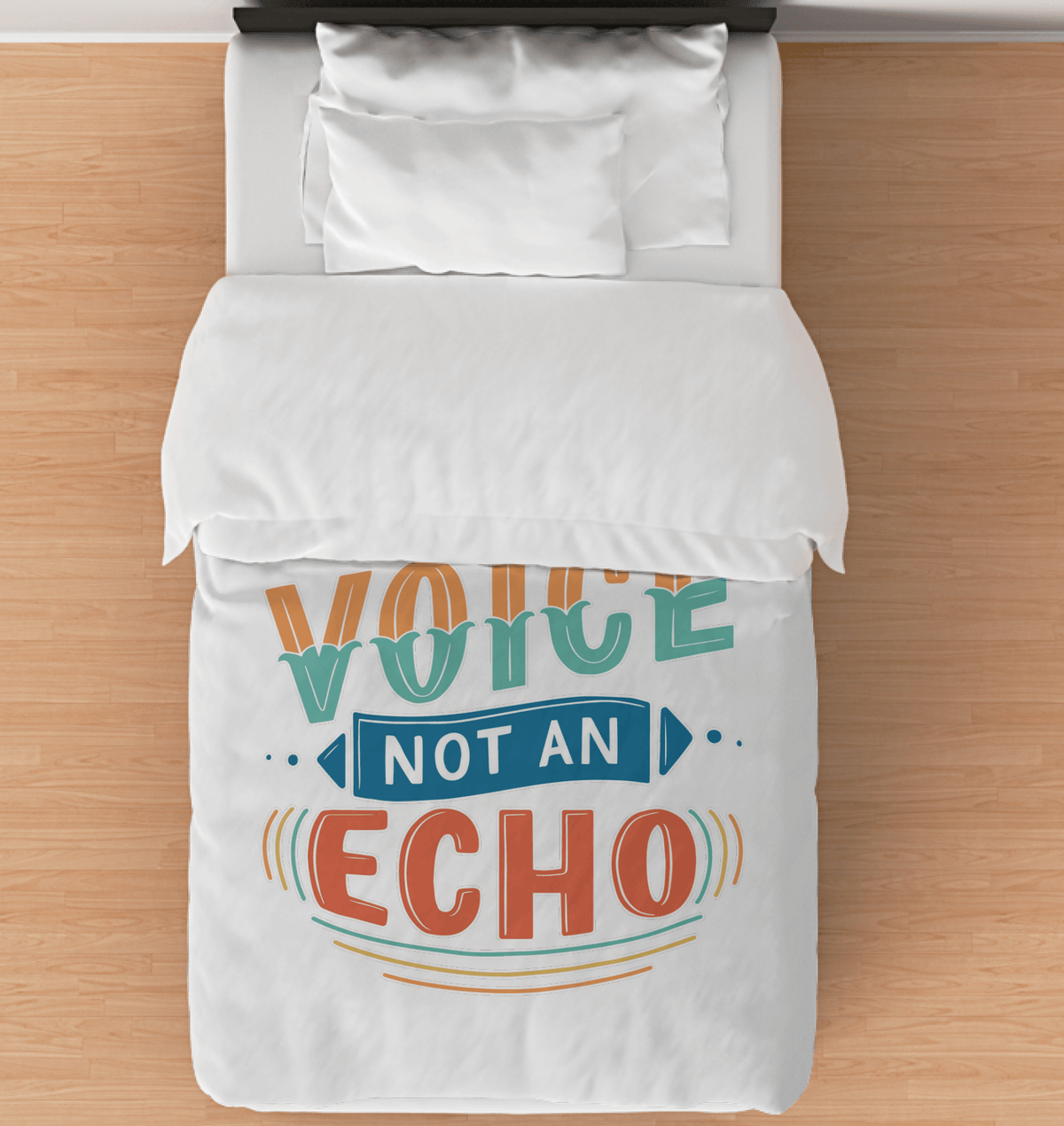 Be A Voice Duvet Cover - Beyond T-shirts