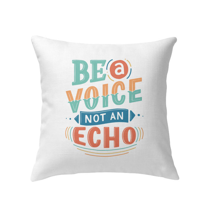 Be A Voice Indoor Pillow - Beyond T-shirts