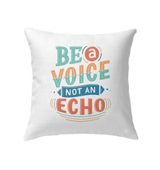 Be A Voice Indoor Pillow - Beyond T-shirts