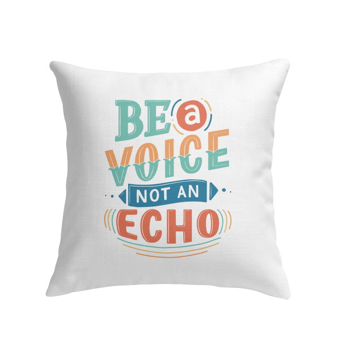 Be A Voice Indoor Pillow - Beyond T-shirts