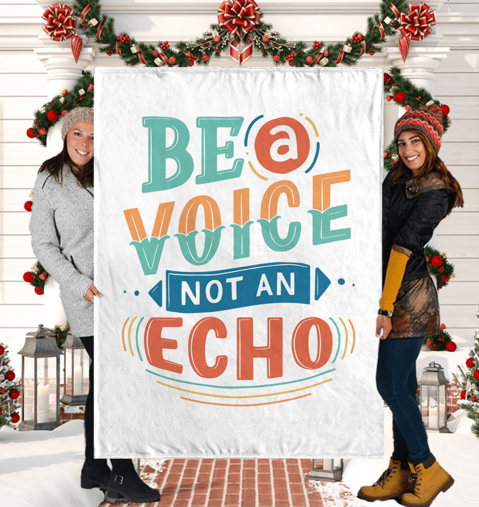 Be A Voice Sherpa Blanket - Beyond T-shirts