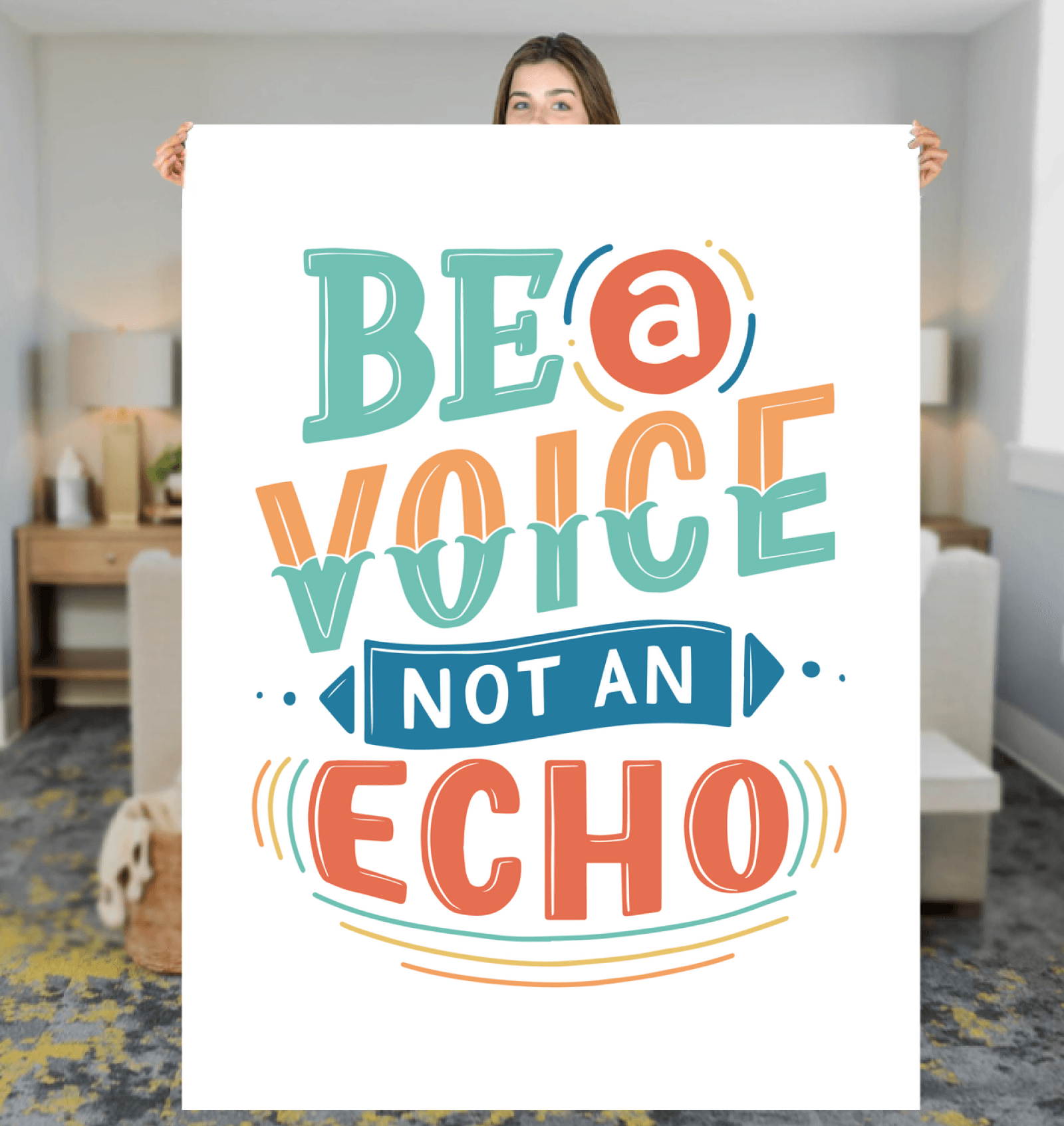 Be A Voice Sherpa Blanket - Beyond T-shirts