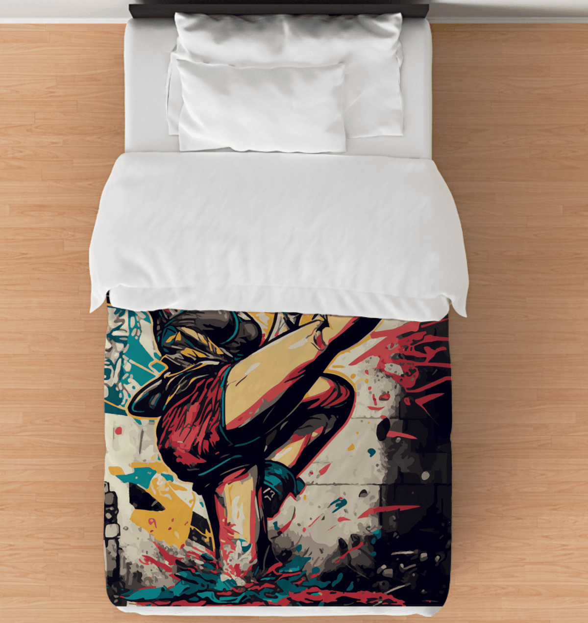 Be Bold Be Fearless Duvet Cover - Beyond T-shirts