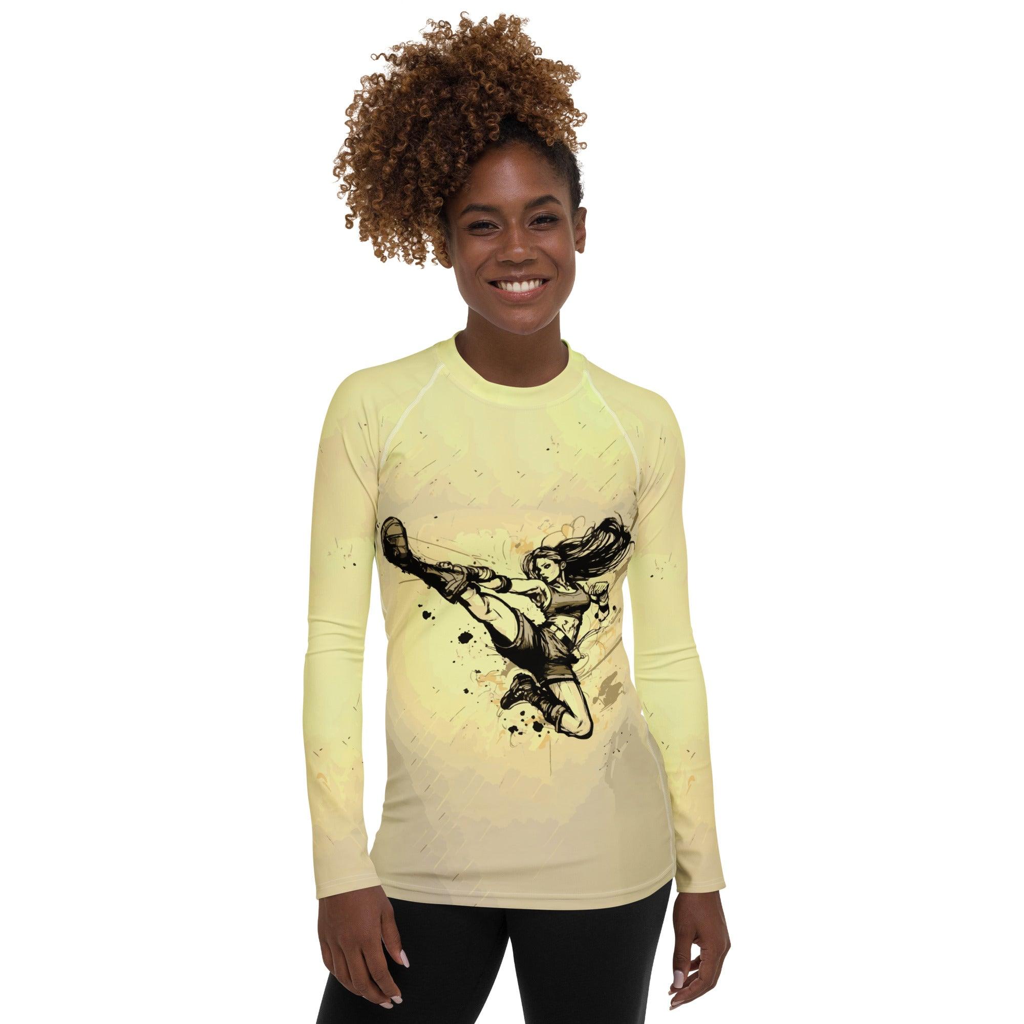 Believe In Yours Women's Rash Guard - Beyond T-shirts