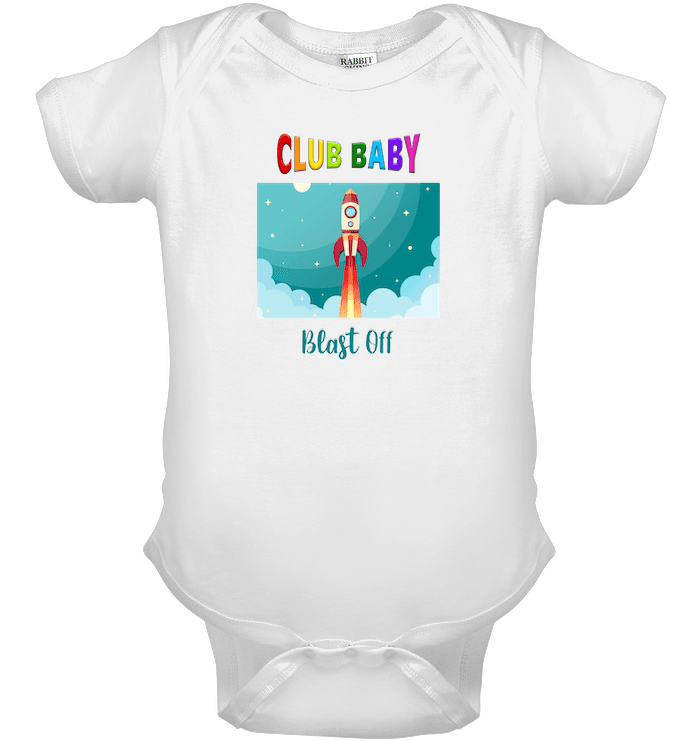 Blast off Baby Onesie | Club Baby - Beyond T-shirts