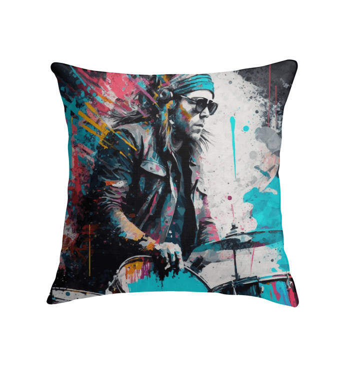 Blasting The Beats Out Indoor Pillow - Beyond T-shirts