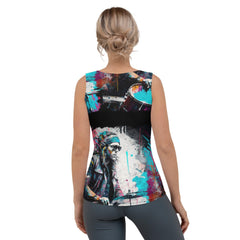 Blasting The Beats Out Sublimation Cut & Sew Tank Top - Beyond T-shirts