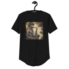 Blowin' On The Horn Men's Curved Hem T-Shirt - Beyond T-shirts