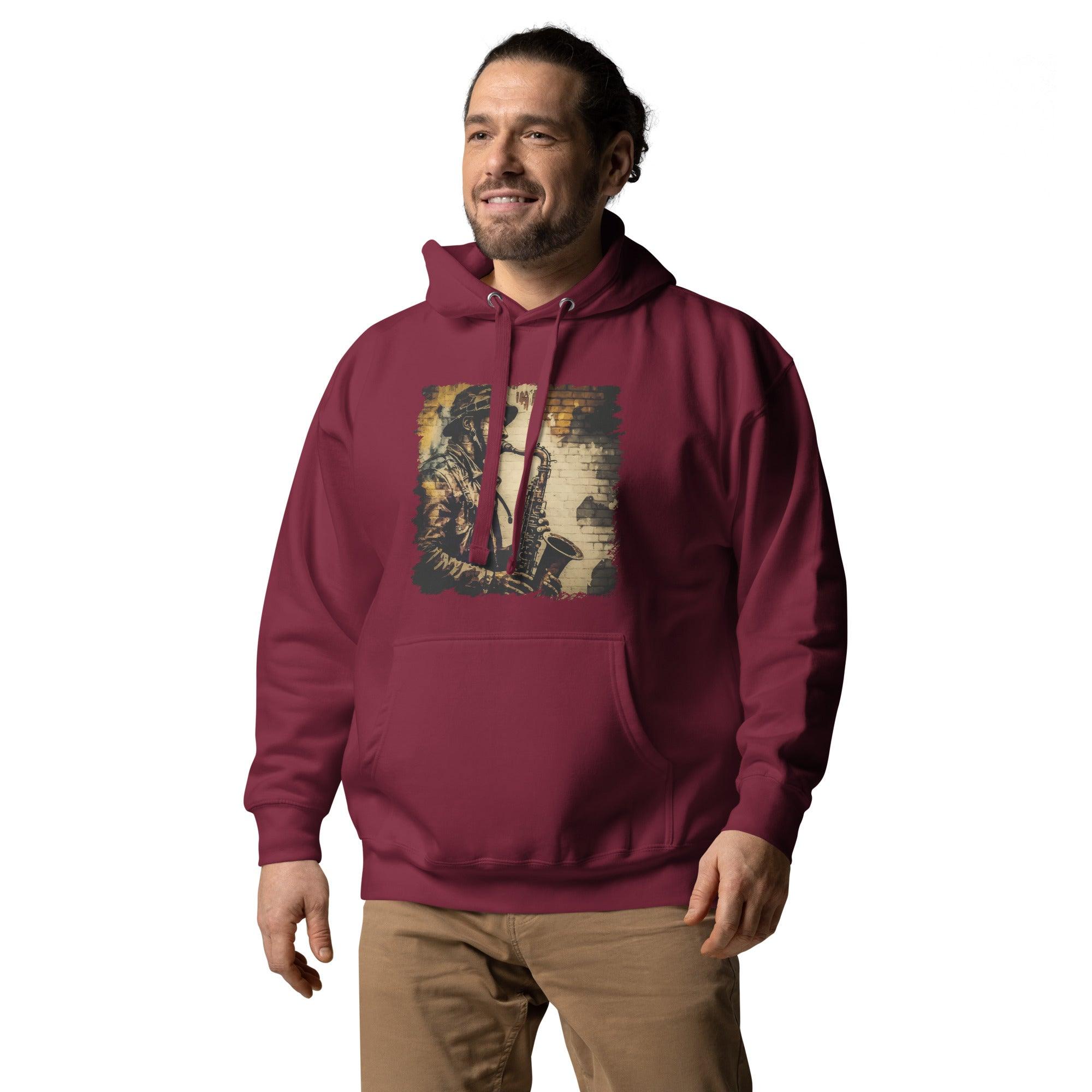 Blowin' On The Horn Unisex Hoodie - Beyond T-shirts