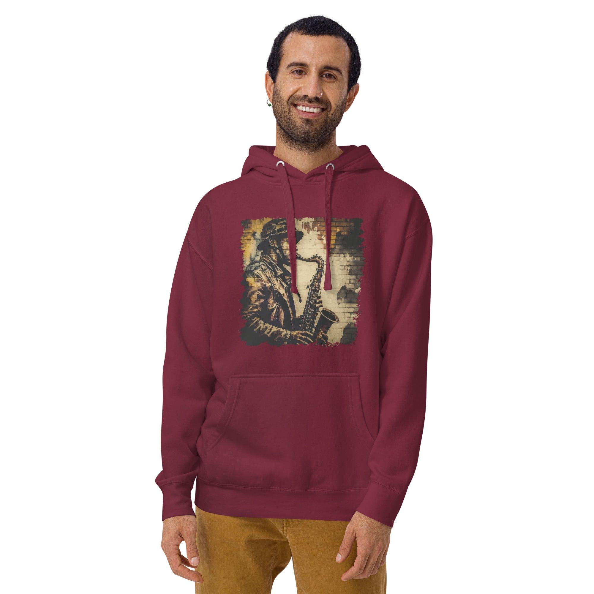 Blowin' On The Horn Unisex Hoodie - Beyond T-shirts