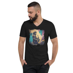 Blowin' Up A Storm Unisex Short Sleeve V-Neck T-Shirt - Beyond T-shirts