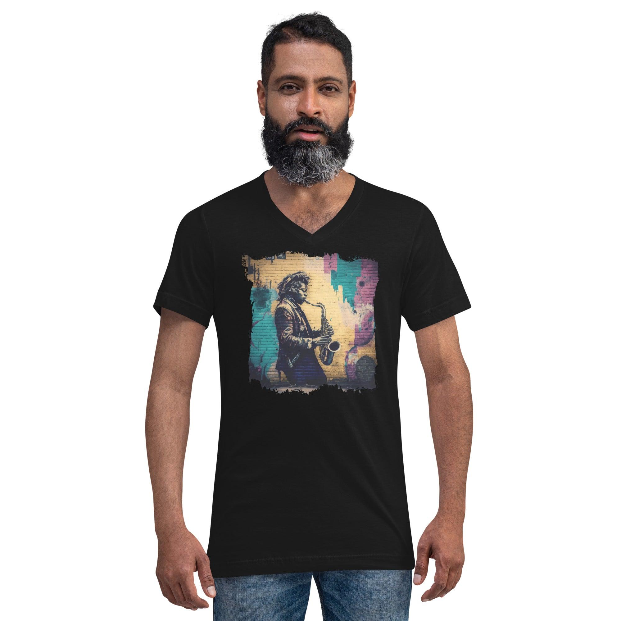 Blowin' Up A Storm Unisex Short Sleeve V-Neck T-Shirt - Beyond T-shirts