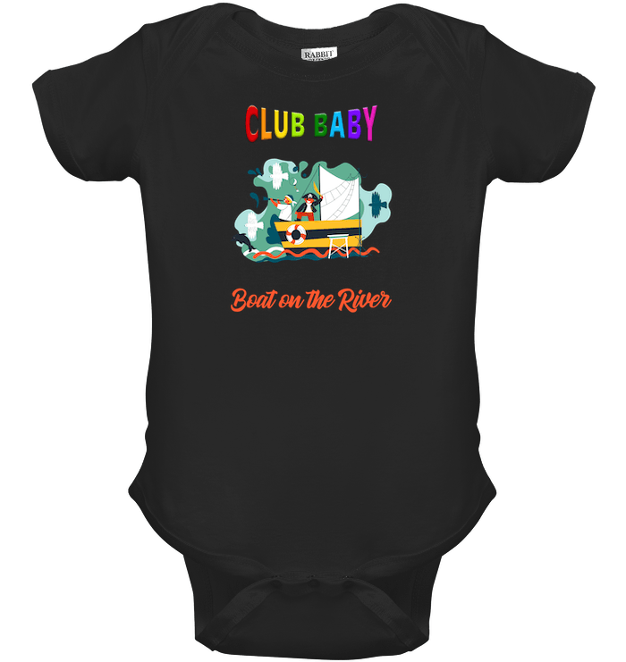 Boat on the River Baby Onesie | Club Baby - Beyond T-shirts