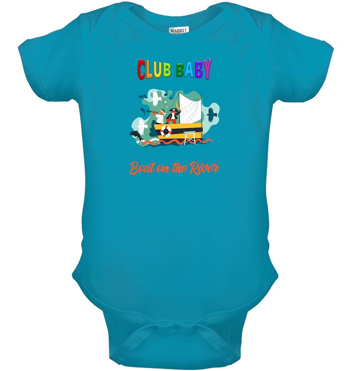 Boat on the River Baby Onesie | Club Baby - Beyond T-shirts