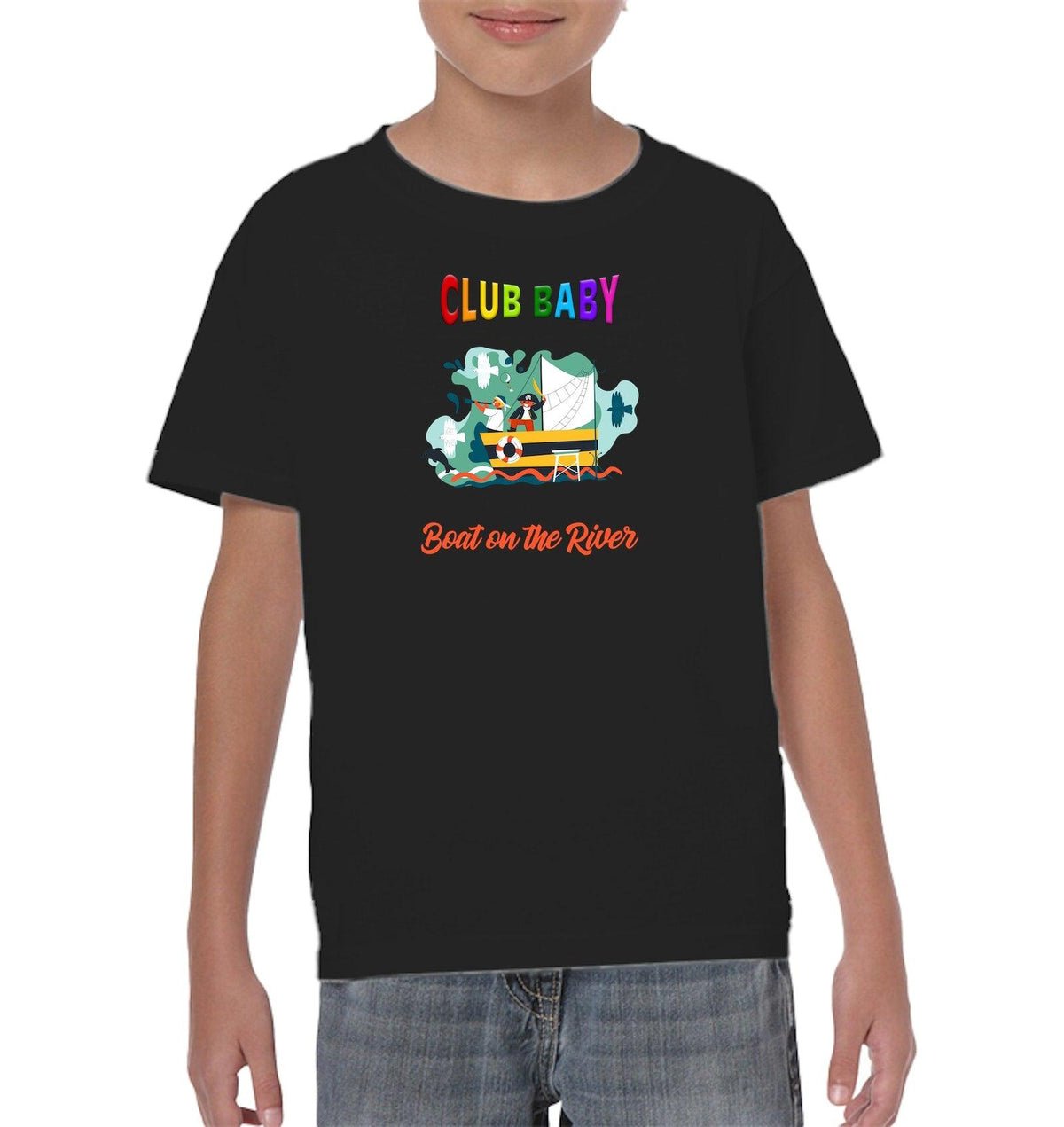 Boat on the River Kids Classic Tee | Club Baby - Beyond T-shirts