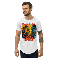Born To Be Wild Men's Curved Hem T-Shirt - Beyond T-shirts
