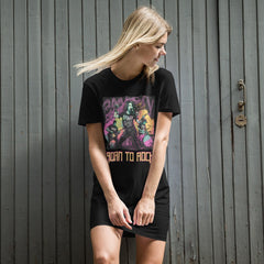 Born To Rock Organic Cotton T-shirt Dress - Beyond T-shirts