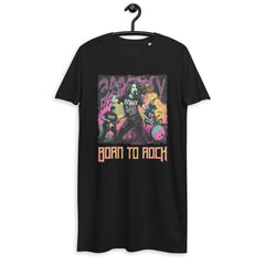 Born To Rock Organic Cotton T-shirt Dress - Beyond T-shirts