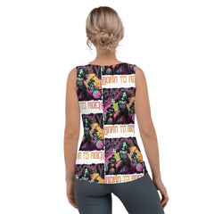 Born To Rock Sublimation Cut & Sew Tank Top - Beyond T-shirts