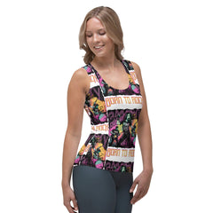 Born To Rock Sublimation Cut & Sew Tank Top - Beyond T-shirts